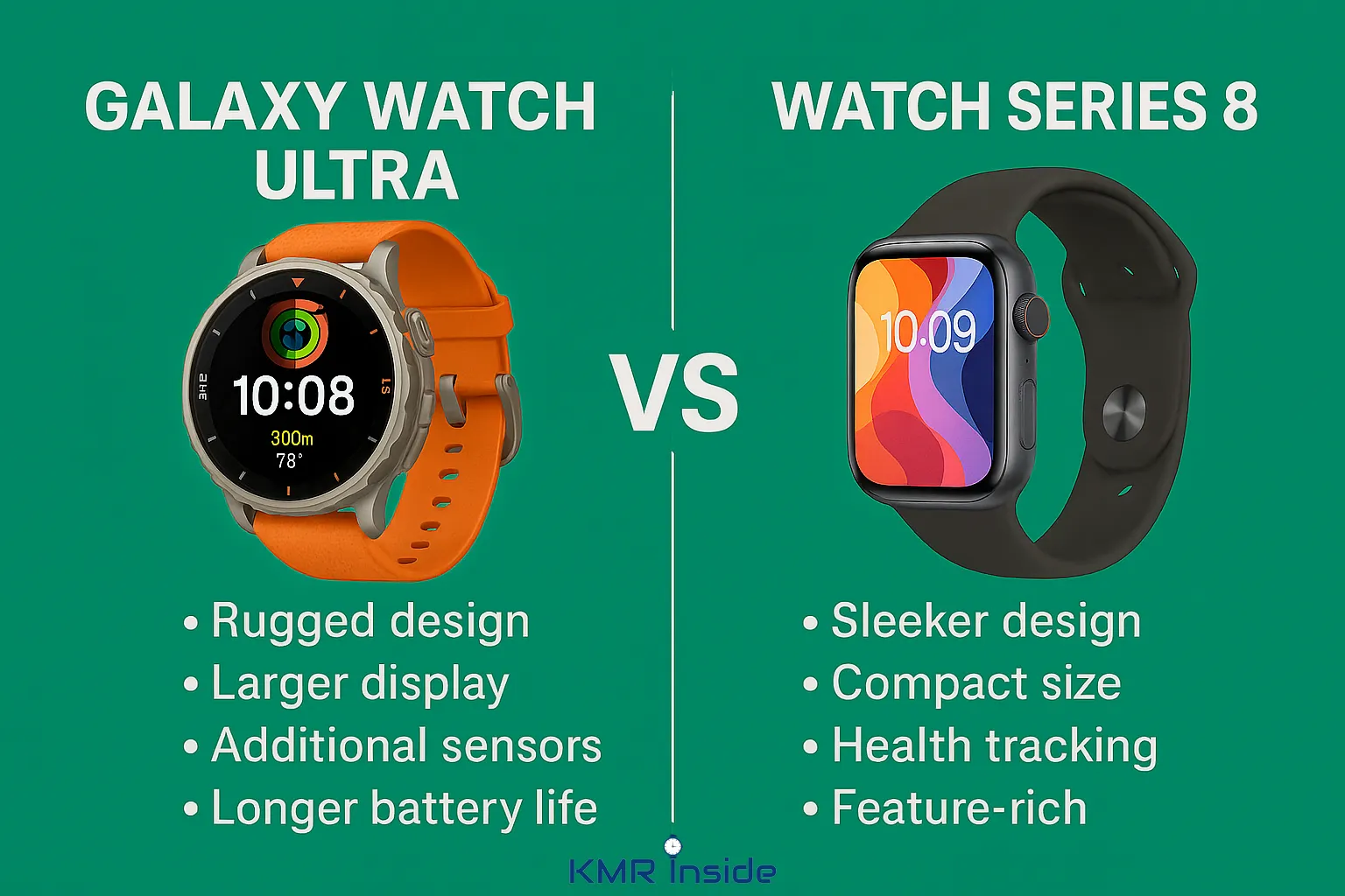 Galaxy Watch Ultra vs Watch 8 Series