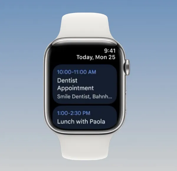 Smartwatch Productivity App