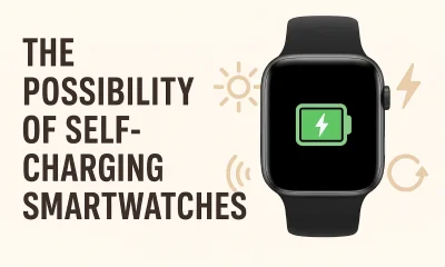Possibility of Self Charging Smartwatches