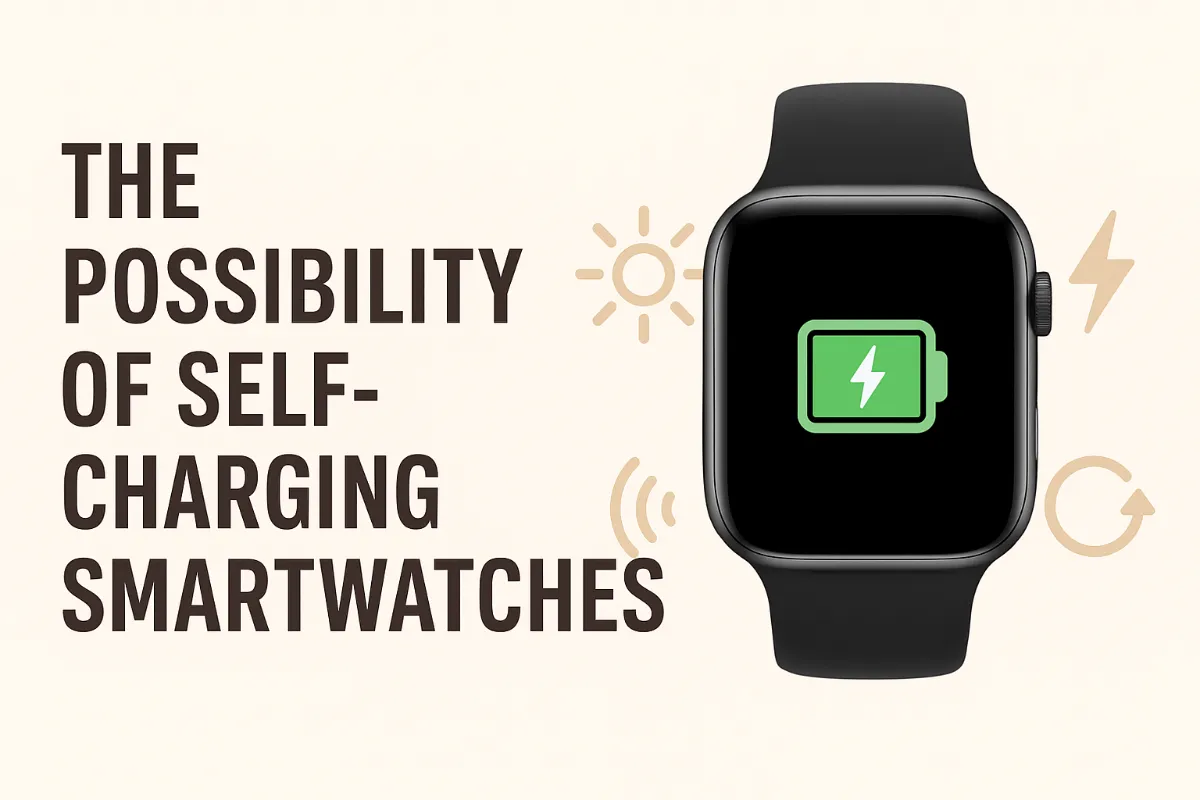 Possibility of Self Charging Smartwatches